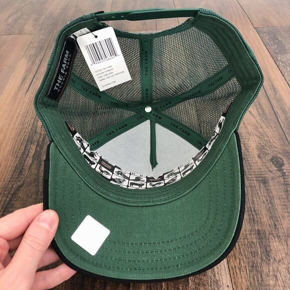 Goorin Bros OG Tortoise Trucker Hat Snap Back Mens One Size Green Black Turtle - Picture 7 of 11